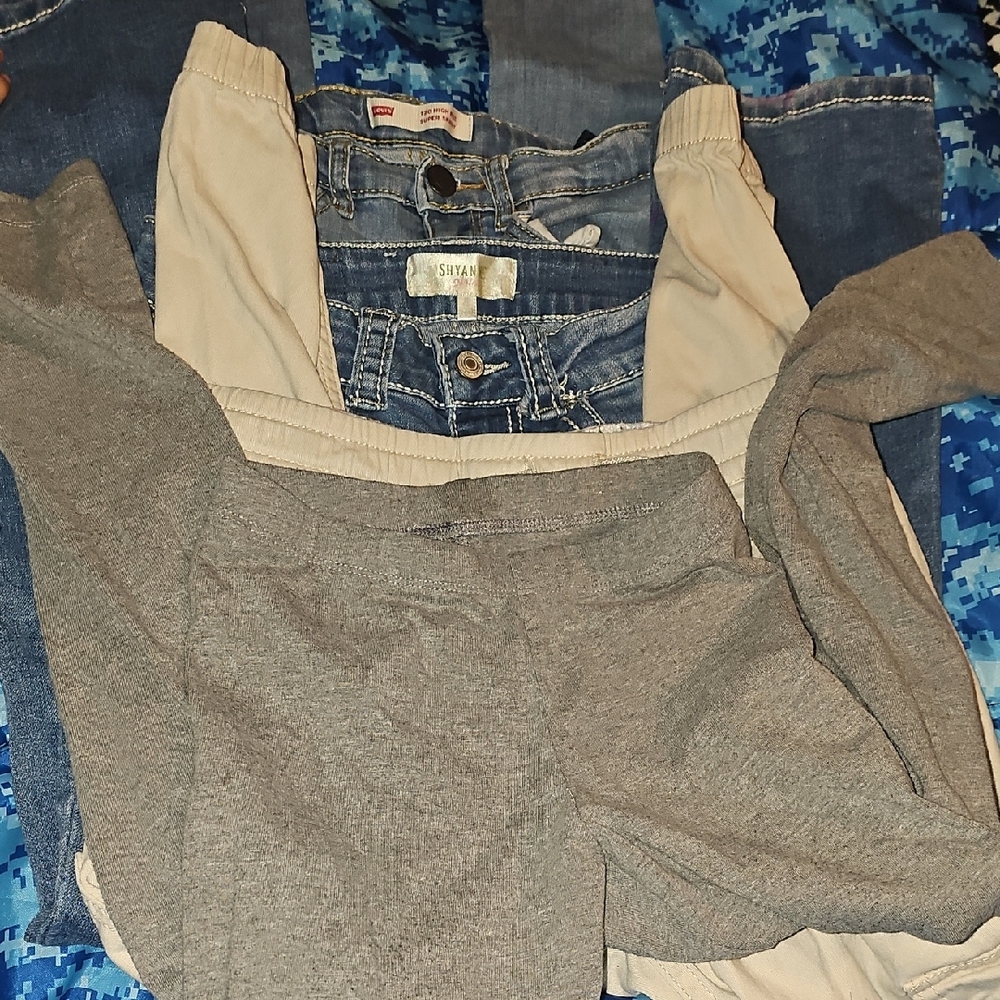 Levi's Kids Tan Drawstring Jogger Pants